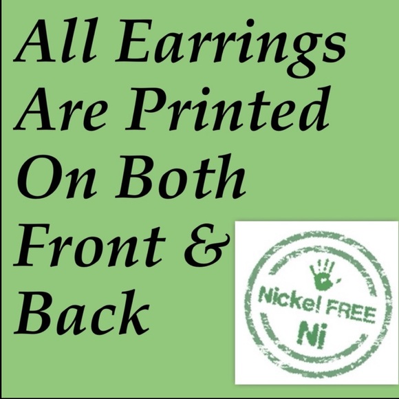 Faux Leather Teardrop Earrings - Picture 3 of 4